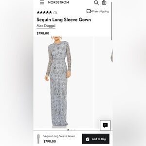 Mac Duggal evening gown